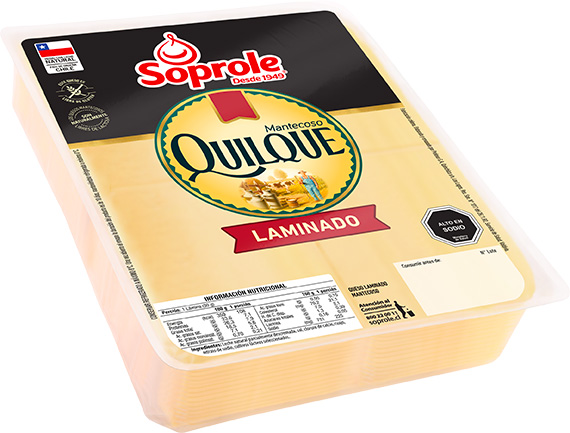 Queso Quilque Mantecoso Laminado 3,4 kg