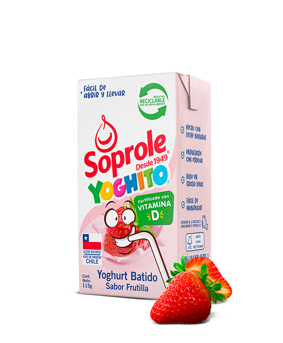 Yoghurt Yoghito Tetra Frutilla 115gr