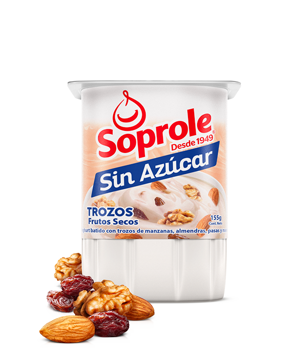 Yoghurt Sin Azucar Trozos Frutos Secos 155 gr