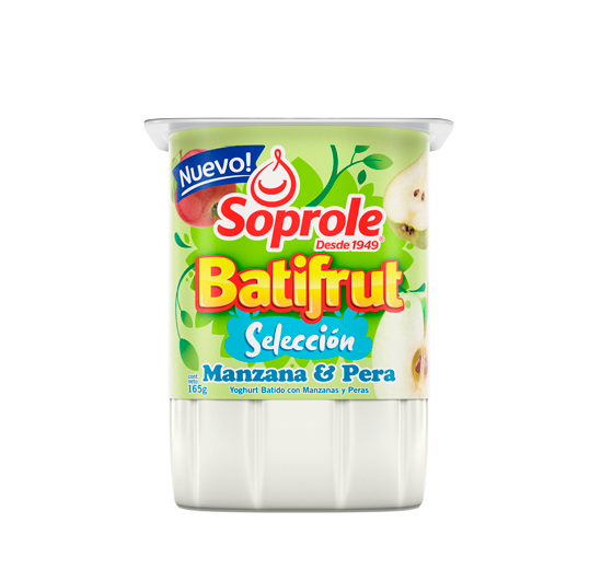 Yoghurt Batifrut Selección Manzana Pera 165g