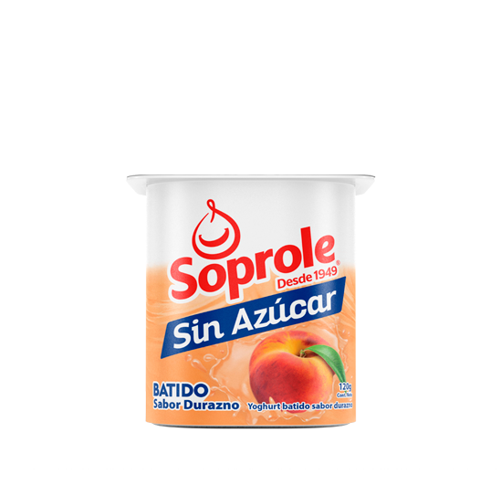 Yoghurt Sin Azúcar Batido Durazno 120g