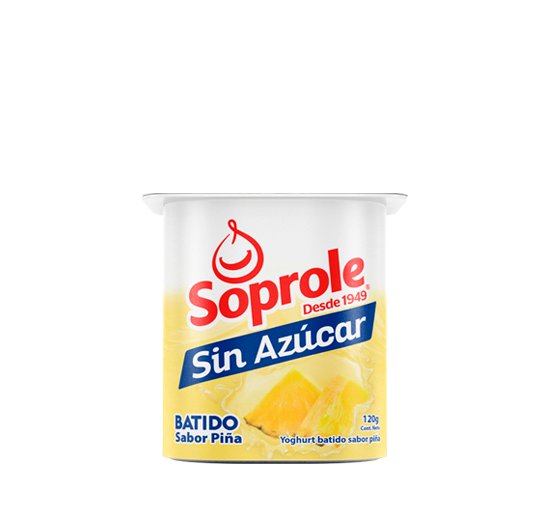 Yoghurt Sin Azúcar Batido Piña 120g