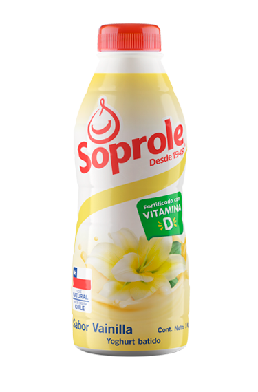 Yoghurt Batido Vainilla botella 1L