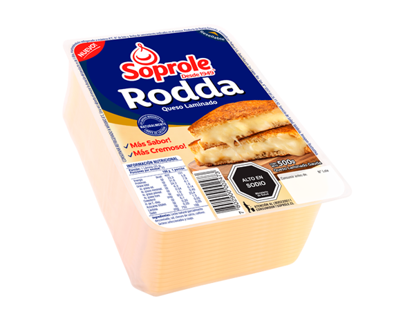 Queso Rodda Laminado 500g