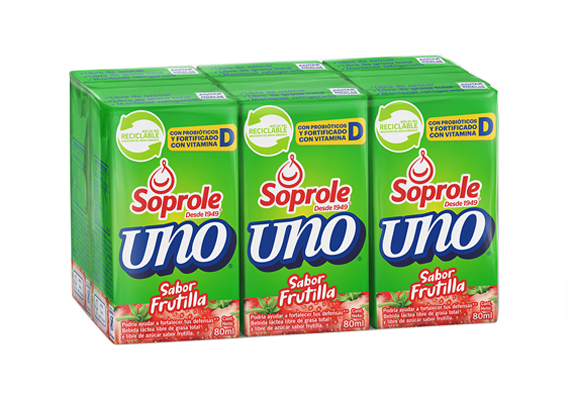 Uno Pack 6 Tetra Frutilla