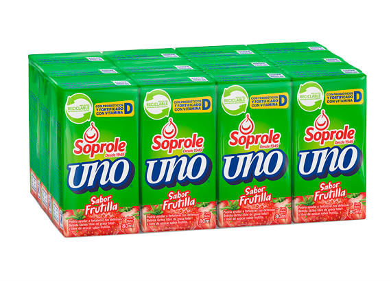 Uno Pack 12 Tetra Frutilla