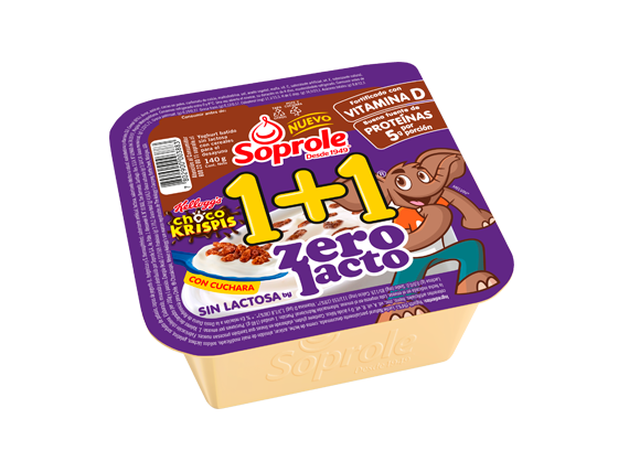 1+1 Zerolacto Yoghurt Choco Krispis