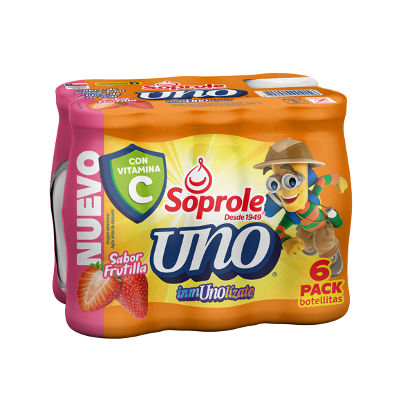 Uno Pack 6 Frutilla Vitamina C