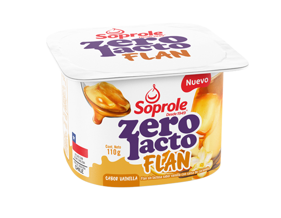 Flan ZeroLacto Sabor Vainilla