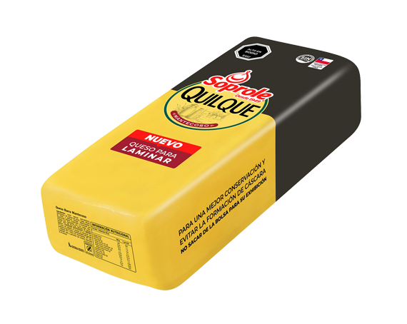 Queso Quilque Mantecoso Barra para Laminar 4kg
