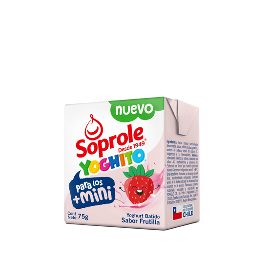 Yohgurt Mini Yoghito Tetra Frutilla 75g