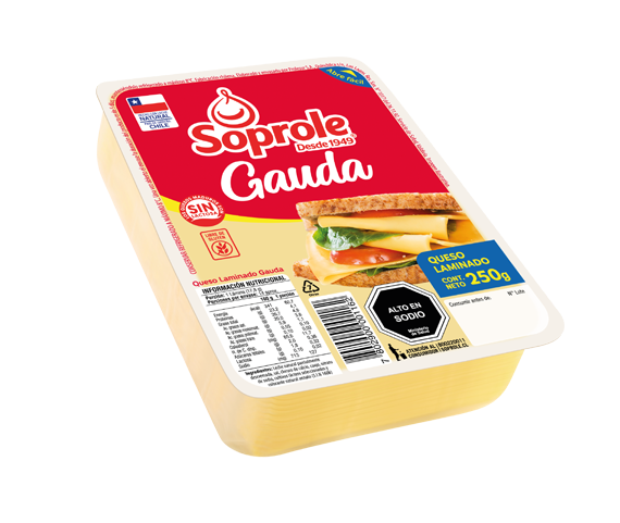 Soprole Queso Gauda Laminado 250g