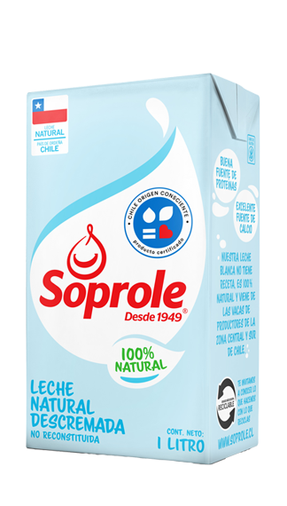 Leche Descremada 1L