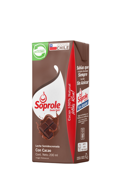 Leche chocolate con cacao 200ml