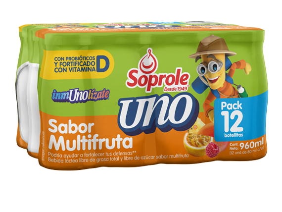 Uno Pack 12 Multifruta