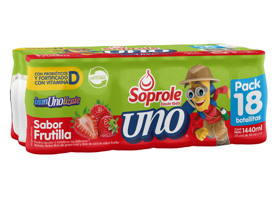 Uno Pack 18 Frutilla