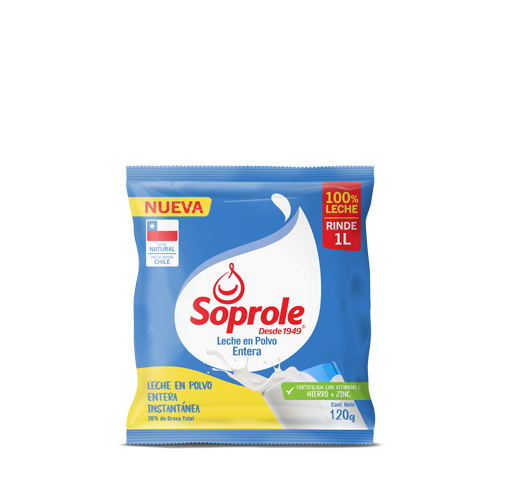 Leche En Polvo Entera 120g