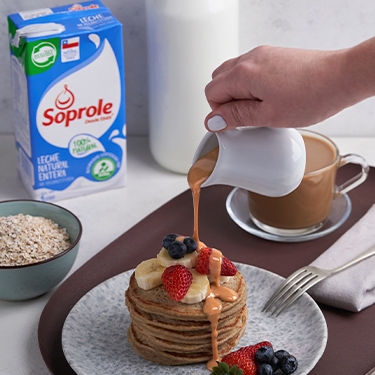 Receta de Panqueques de Avena y Plátano