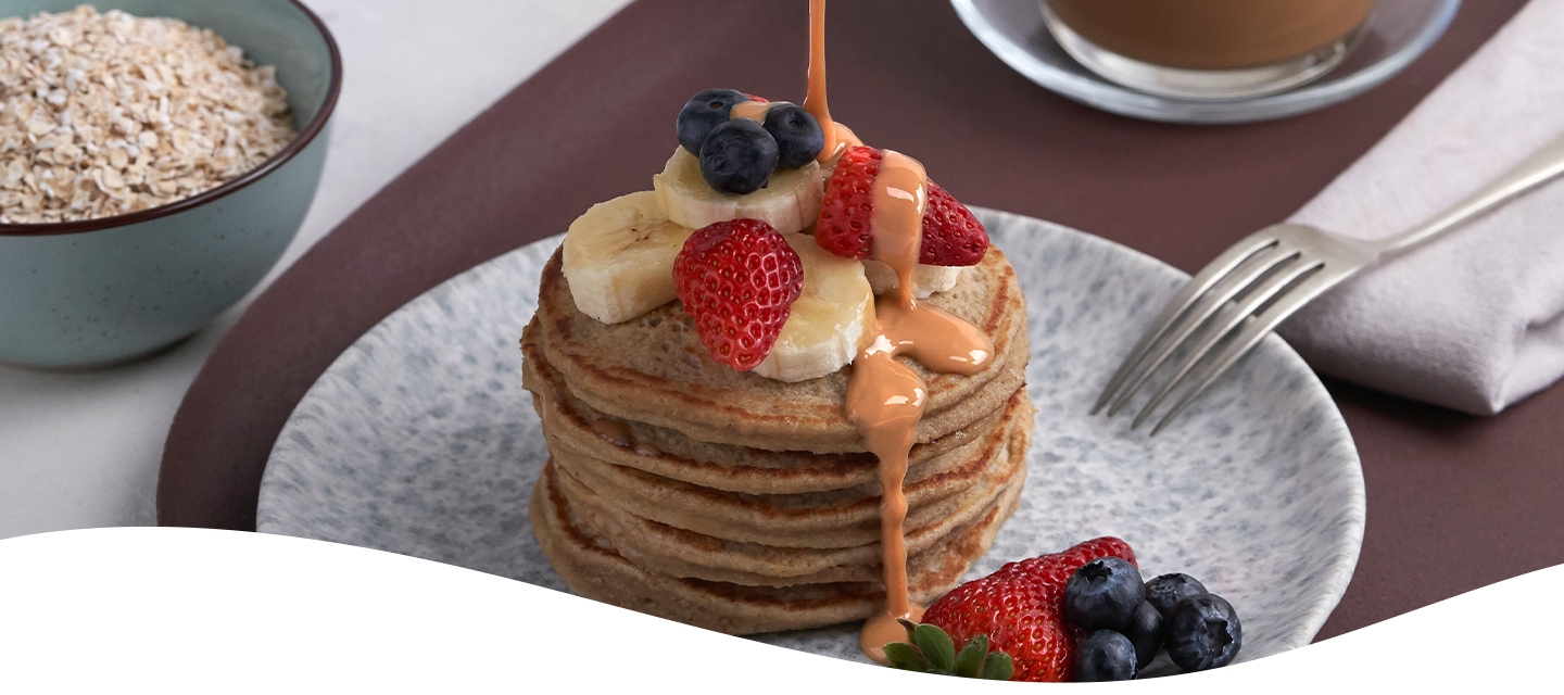 Receta de Panqueques de Avena y Plátano