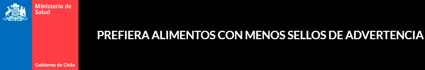 Prefiera alimentos con menos sellos de advertencia
